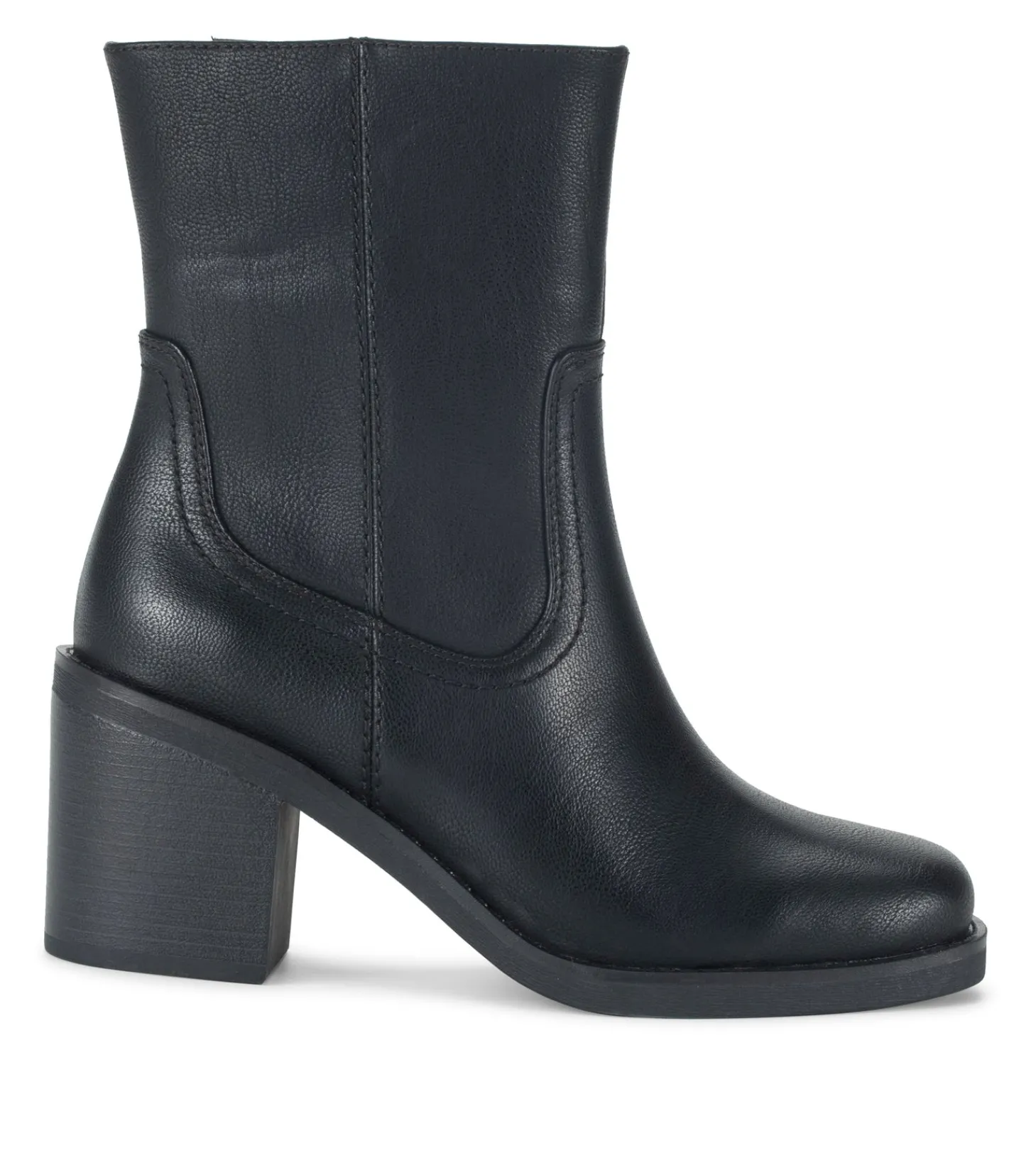 Baretraps Booties-Mckenna Mid Calf Boot Black