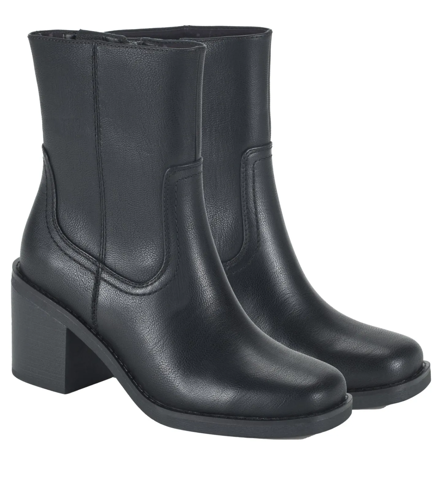 Baretraps Booties-Mckenna Mid Calf Boot Black