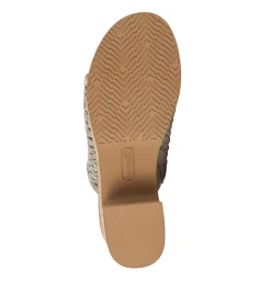 Baretraps Slides & Slip On Sandals-Michaela Block Heel Sandal Champagne