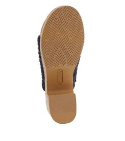 Baretraps Slides & Slip On Sandals-Michaela Block Heel Sandal DarkDenim