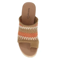 Baretraps Slides & Slip On Sandals-Michaela Block Heel Sandal OrangeAidMulti