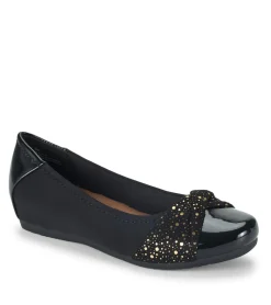 Baretraps Flats & Loafers-Mitsy Casual Flat BlackPatent