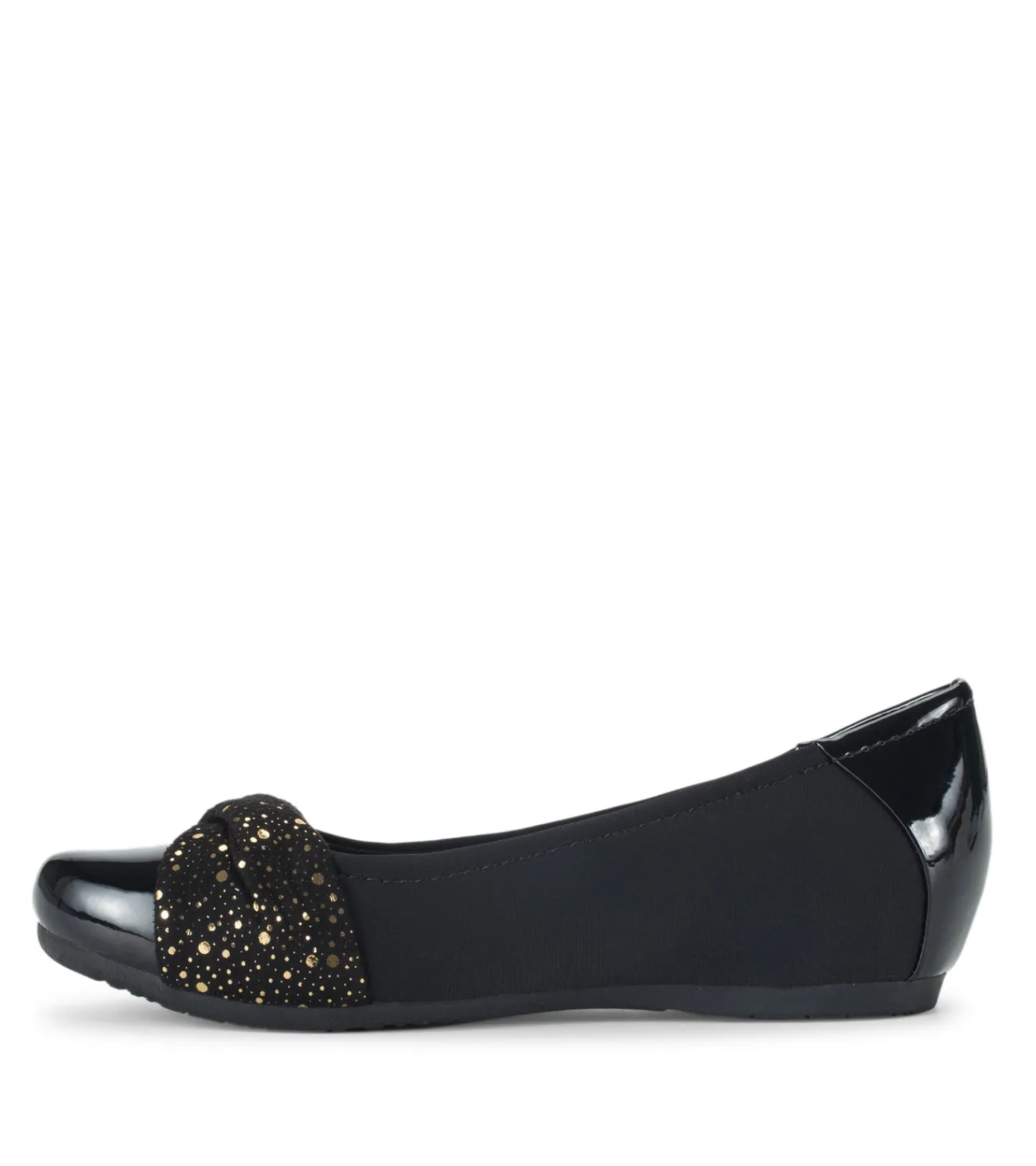 Baretraps Flats & Loafers-Mitsy Casual Flat BlackPatent