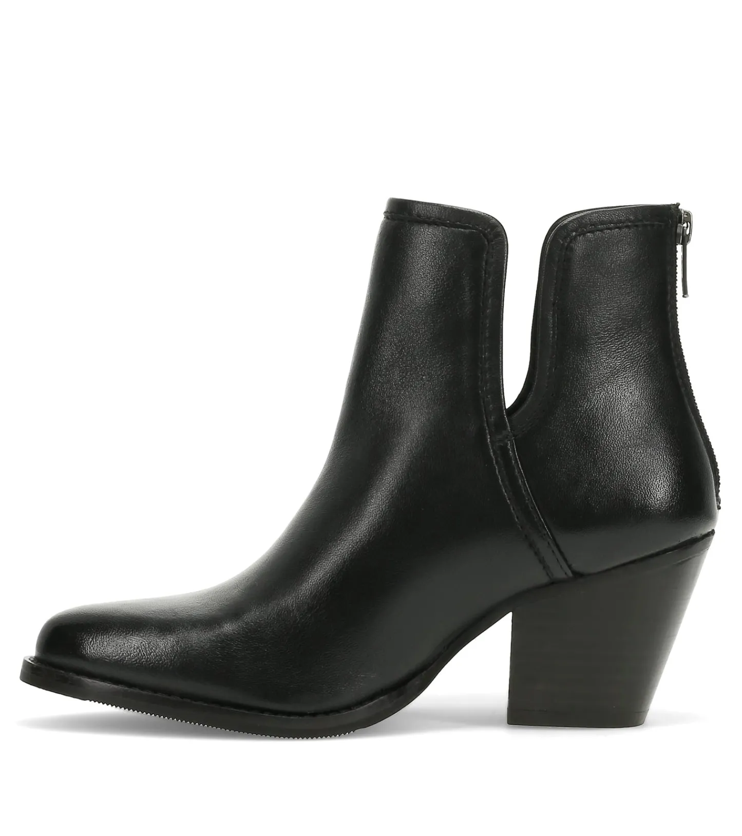 Baretraps Booties-Nanny Block Heel Bootie BlackLeather