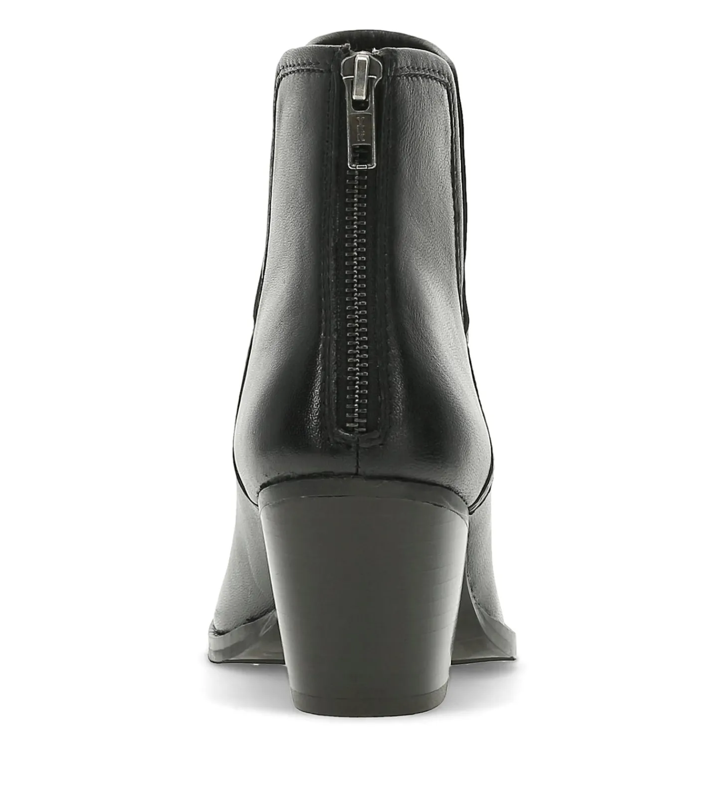 Baretraps Booties-Nanny Block Heel Bootie BlackLeather