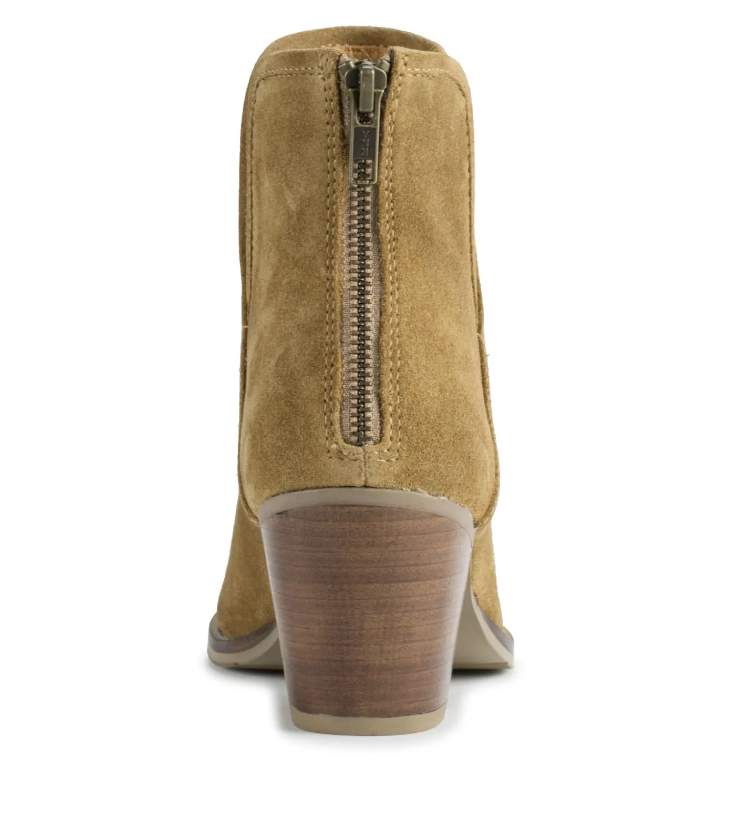 Baretraps Booties-Nanny Block Heel Bootie CognacSuede