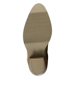 Baretraps Booties-Nanny Block Heel Bootie CognacSuede