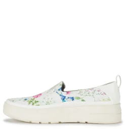 Baretraps Flats & Loafers|Sneakers-Nevin Slip On Sneaker WhiteMultiFlowerCanvas