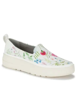 Baretraps Flats & Loafers|Sneakers-Nevin Slip On Sneaker WhiteMultiFlowerCanvas