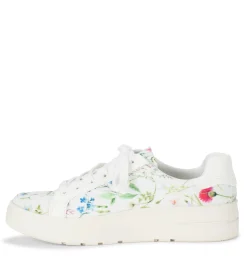 Baretraps Flats & Loafers|Sneakers-Nishelle Lace Up Sneaker White/MultiFlowerCanvas