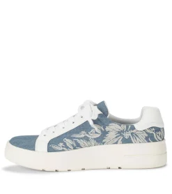 Baretraps Flats & Loafers|Sneakers-Nishelle Lace Up Sneaker LightBlue/WhiteFlower
