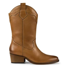 Baretraps Knee High Boots-Nita Western Boot CognacLeather