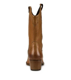 Baretraps Knee High Boots-Nita Western Boot CognacLeather