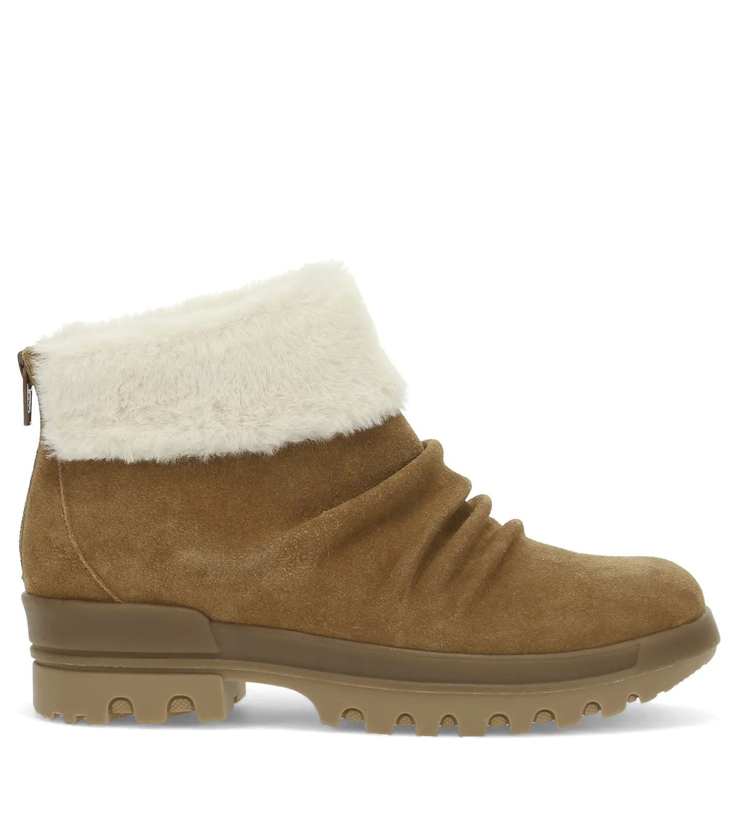 Baretraps Booties-Nuri Cold Weather Bootie CognacSuede