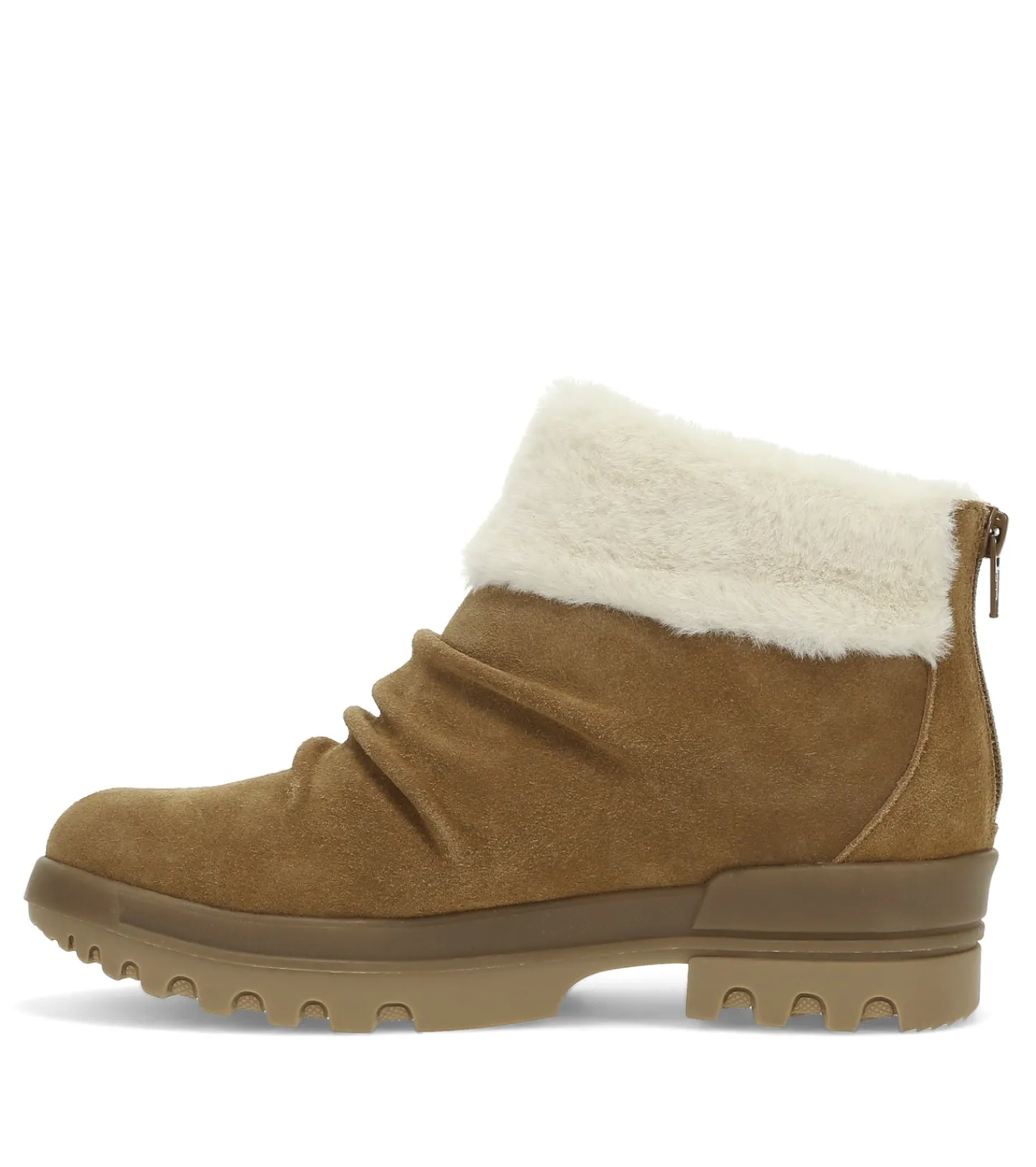 Baretraps Booties-Nuri Cold Weather Bootie CognacSuede