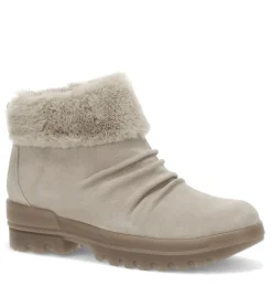 Baretraps Booties-Nuri Cold Weather Bootie TaupeIceSuede