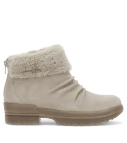 Baretraps Booties-Nuri Cold Weather Bootie TaupeIceSuede