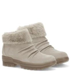 Baretraps Booties-Nuri Cold Weather Bootie TaupeIceSuede