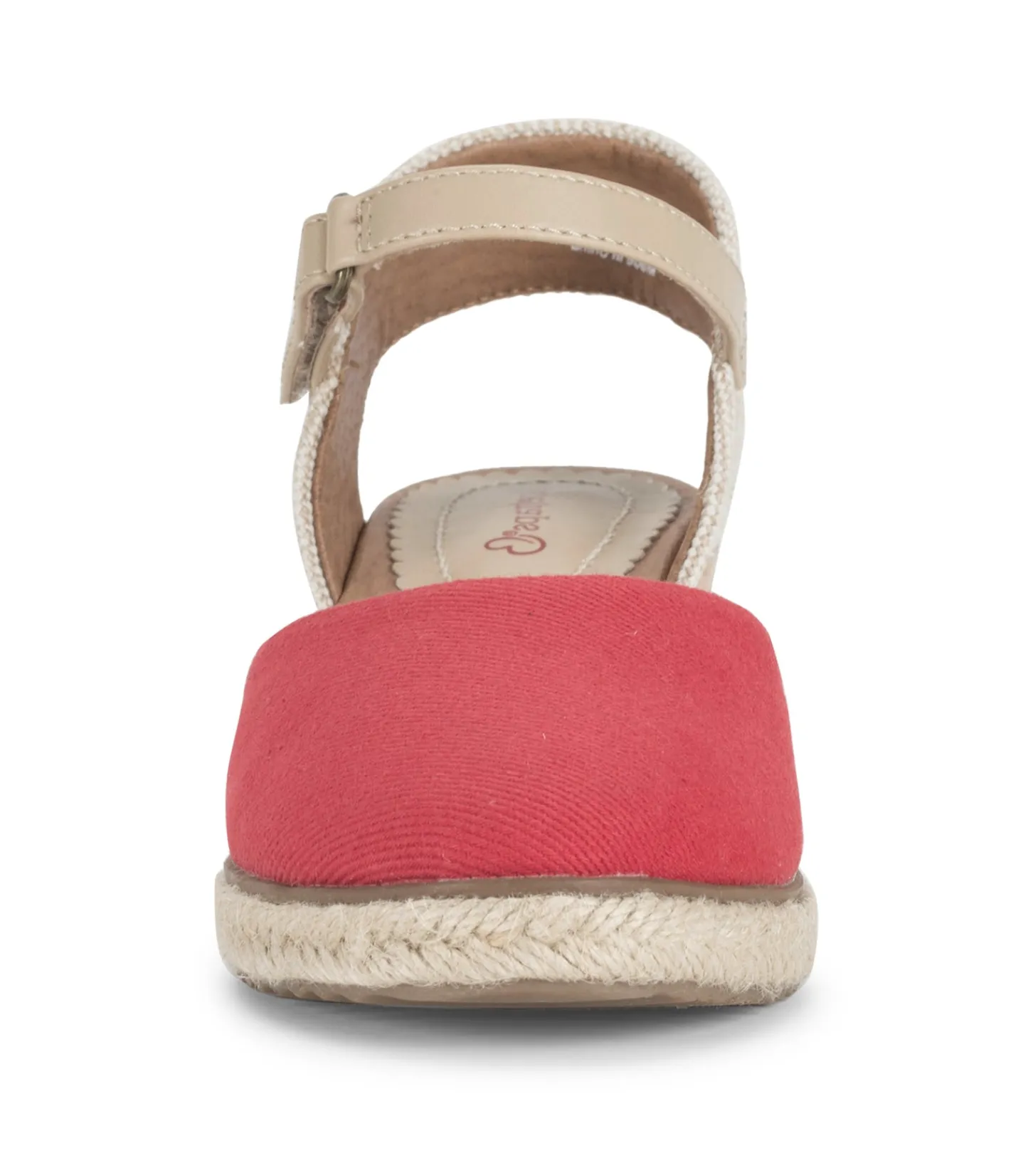 Baretraps Wedge Sandals-Ocean Closed Toe Wedge Sandal Red