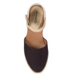 Baretraps Wedge Sandals-Ocean Closed Toe Wedge Sandal BlackCanvas