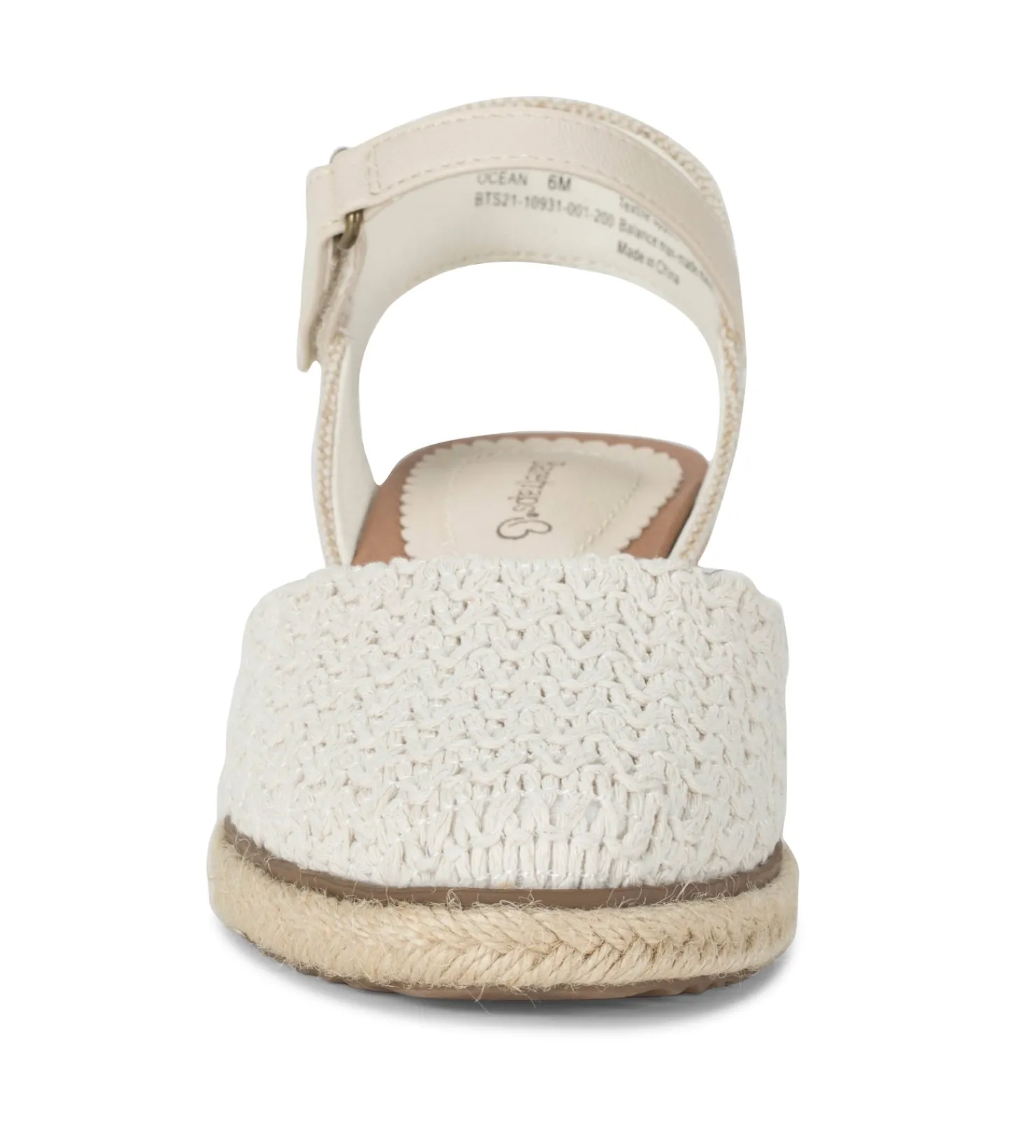 Baretraps Wedge Sandals-Ocean Closed Toe Wedge Sandal Natural