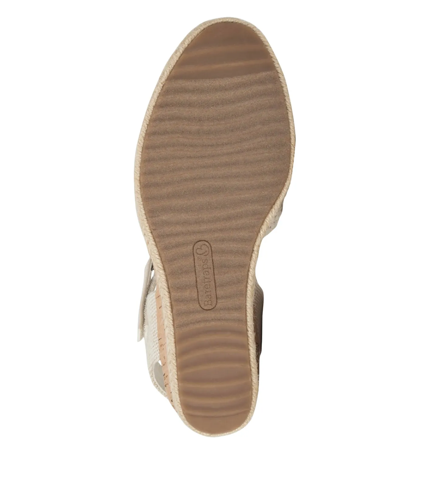 Baretraps Wedge Sandals-Ocean Closed Toe Wedge Sandal Natural