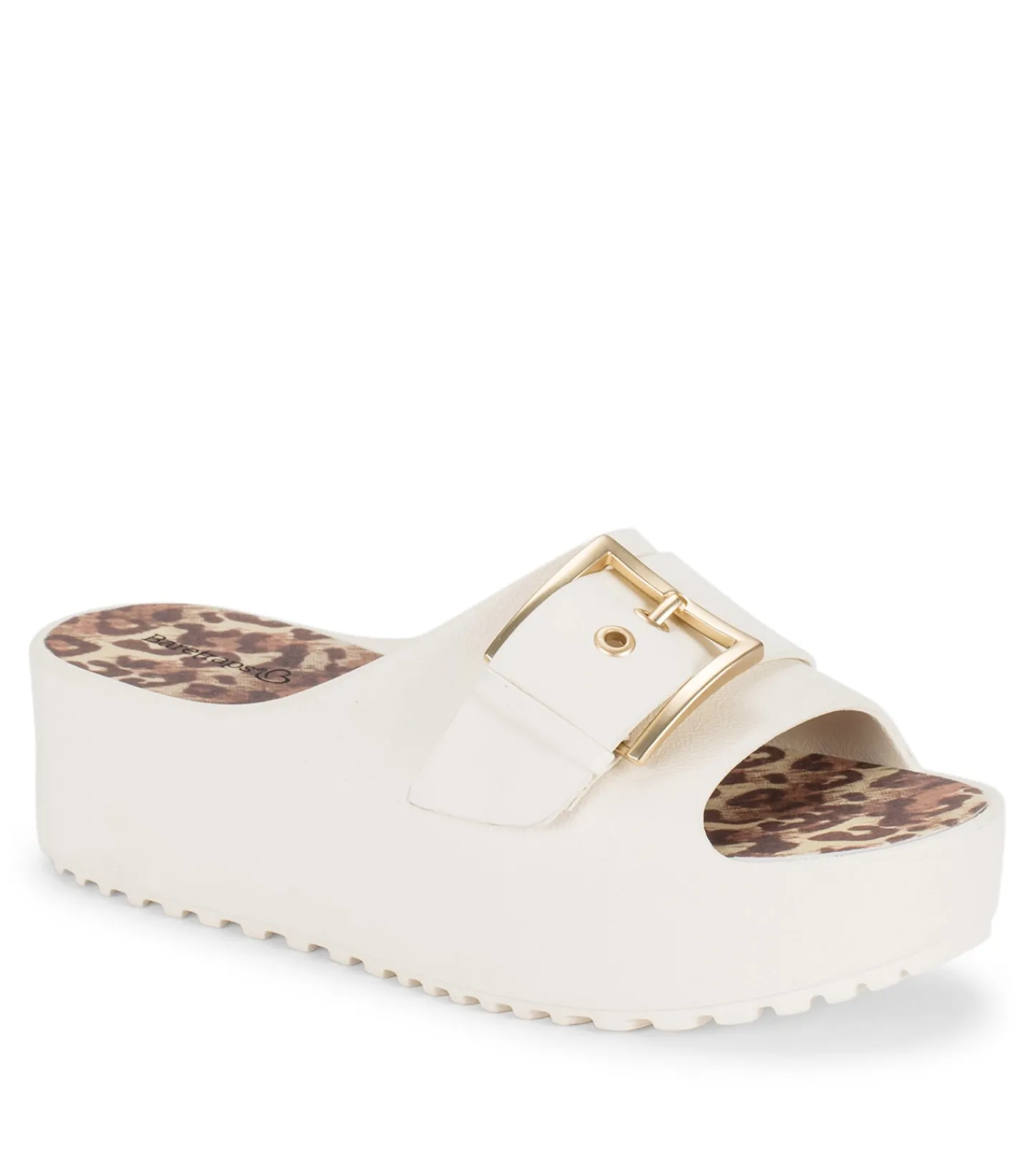 Baretraps Slides & Slip On Sandals-Pacey Platform Sandal Cream/Blush