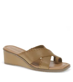 Baretraps Wedge Sandals|Slides & Slip On Sandals-Paige Wedge Sandal Caramel