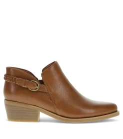 Baretraps Booties-Palmer Ankle Bootie Walnut