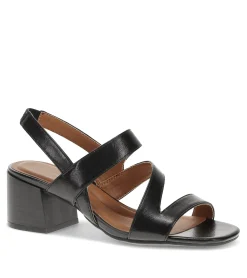 Baretraps Dress Shoes-Posha Block Heel Sandal Black