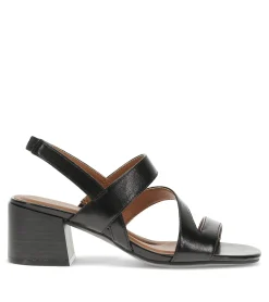 Baretraps Dress Shoes-Posha Block Heel Sandal Black