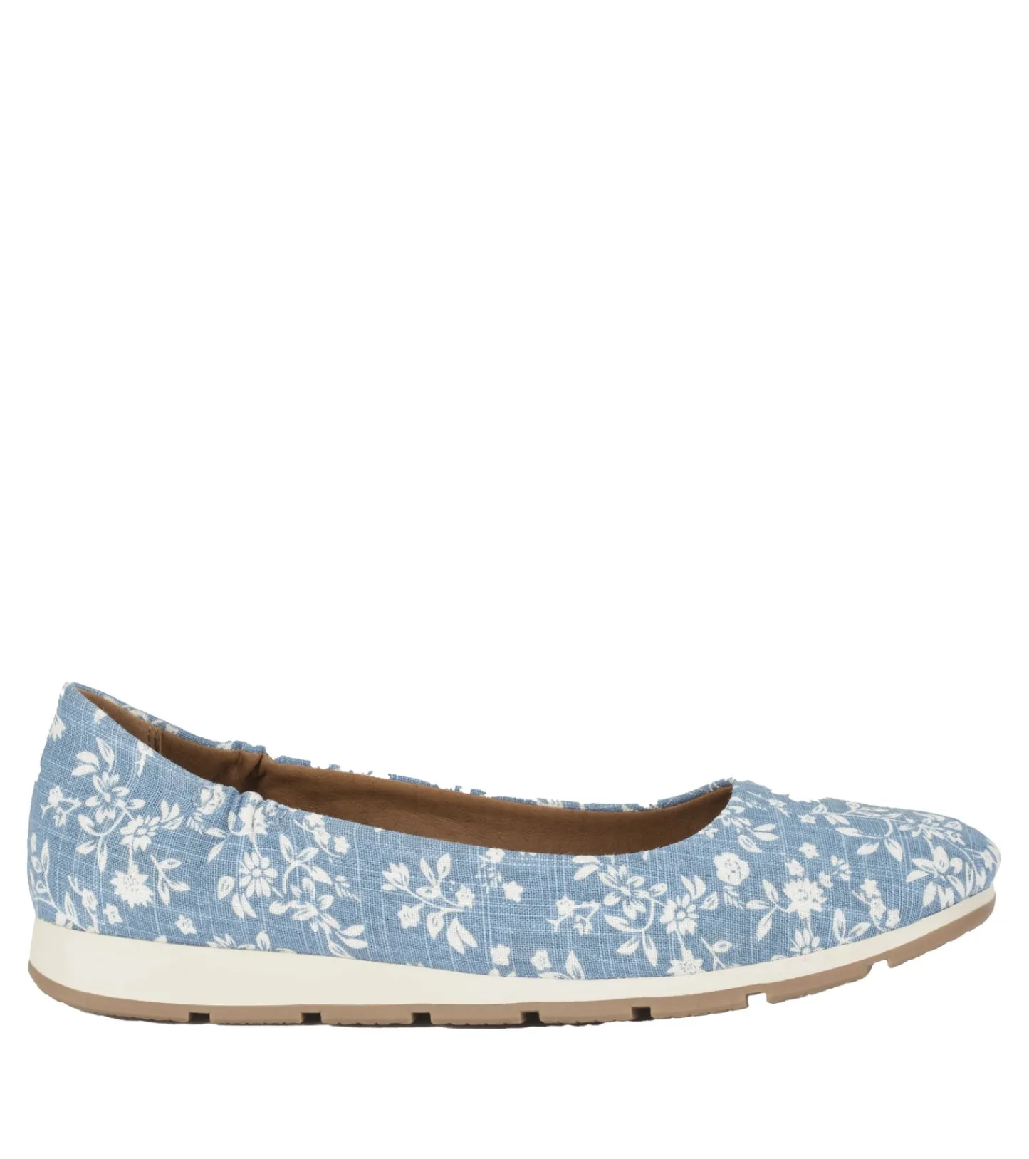 Baretraps Flats & Loafers-Prim Slip On Blue/WhiteFlowerCanvas