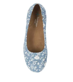 Baretraps Flats & Loafers-Prim Slip On Blue/WhiteFlowerCanvas