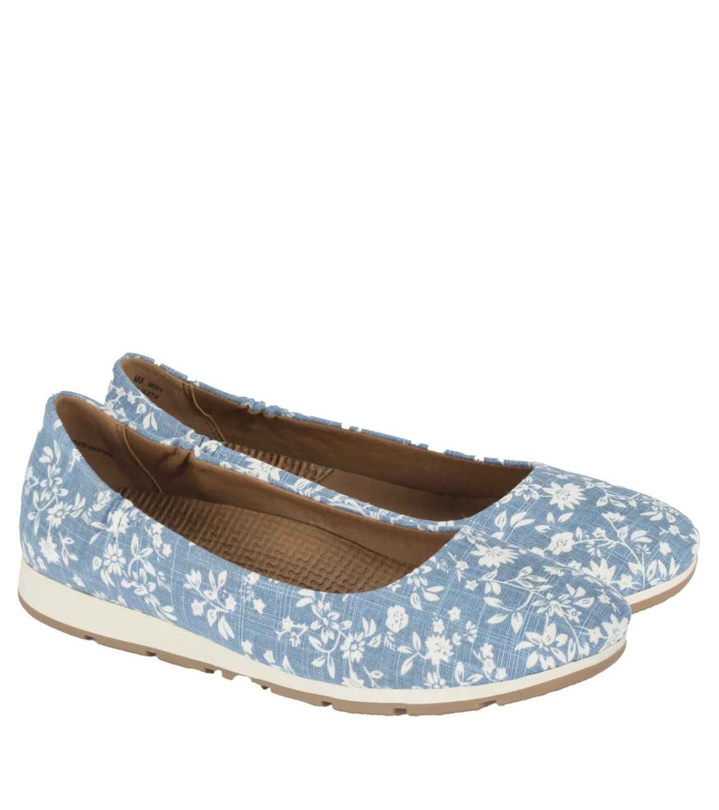Baretraps Flats & Loafers-Prim Slip On Blue/WhiteFlowerCanvas