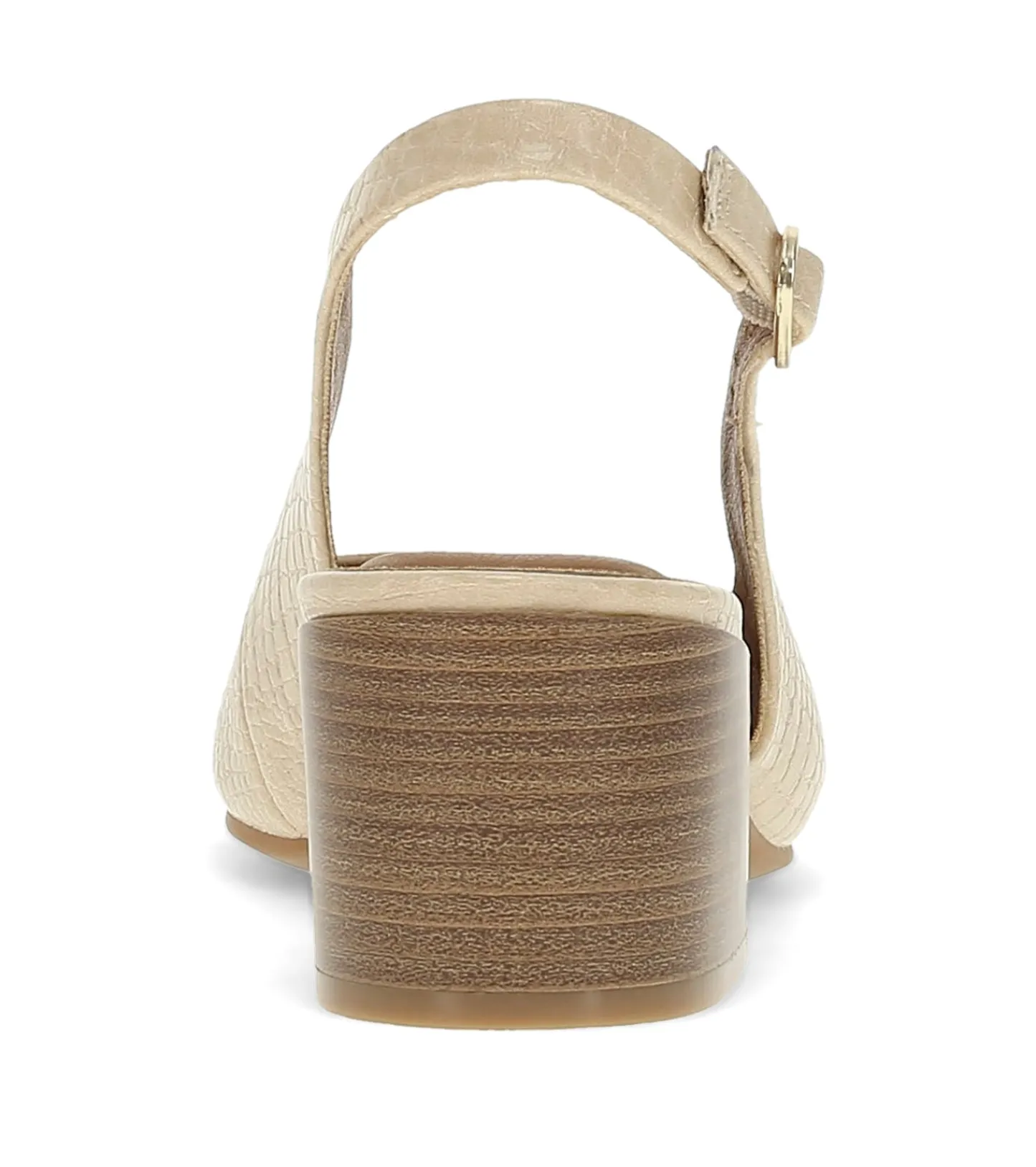 Baretraps Dress Shoes-Promise Peep Toe Slingback Pump Buff