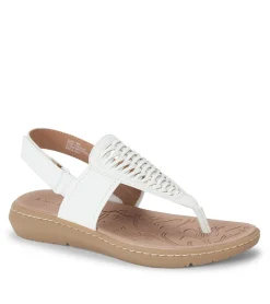 Baretraps Classic Comfort Sandals-Quincy Sandal White