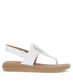 Baretraps Classic Comfort Sandals-Quincy Sandal White