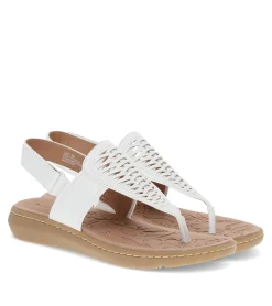 Baretraps Classic Comfort Sandals-Quincy Sandal White