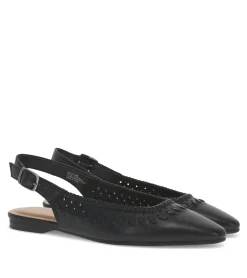Baretraps Flats & Loafers-Rachael Slingback Flat Black