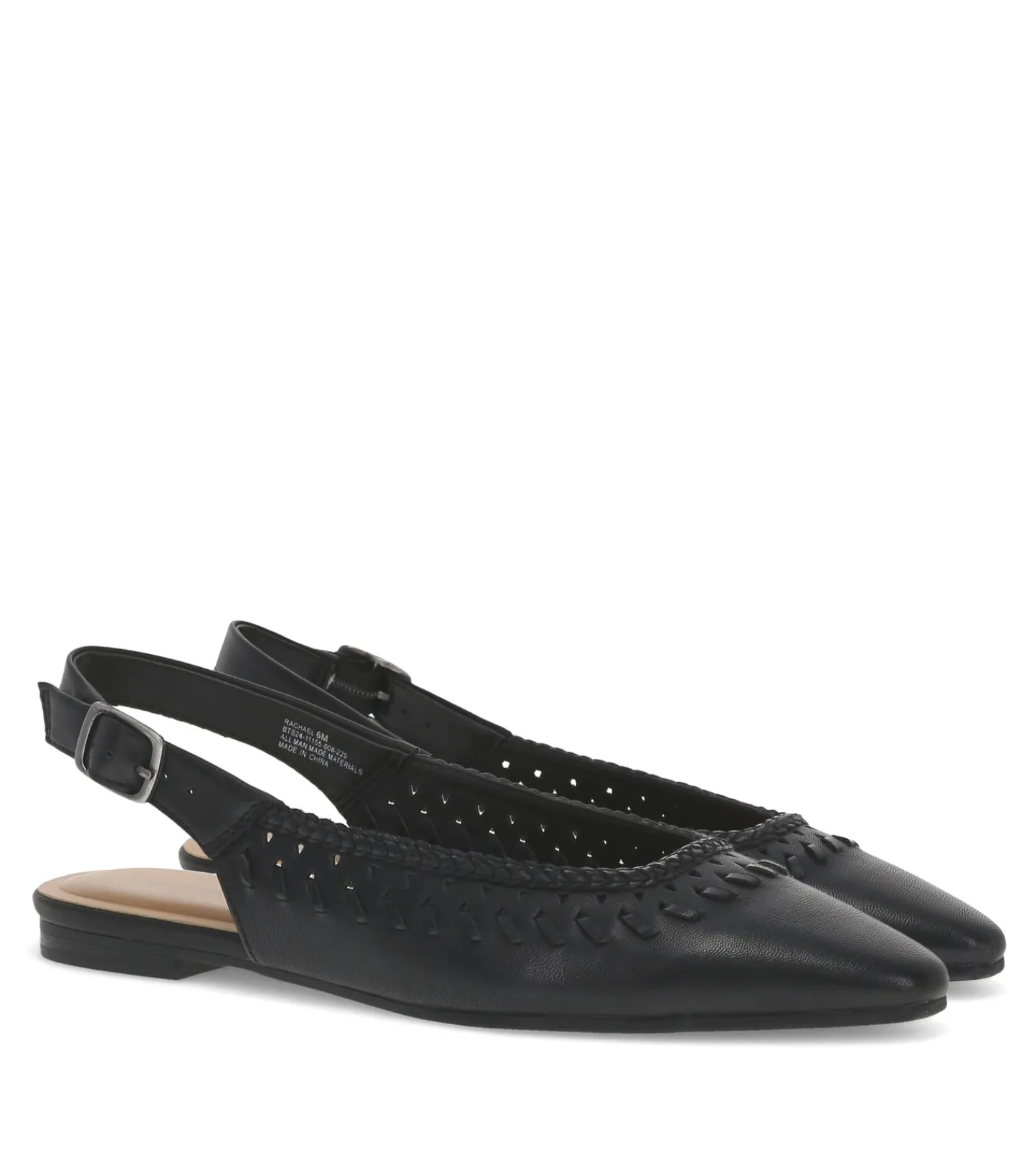 Baretraps Flats & Loafers-Rachael Slingback Flat Black