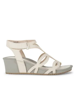 Baretraps Wedge Sandals|Rebound Sandals-Raeanne Wedge Sandal Cream
