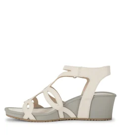 Baretraps Wedge Sandals|Rebound Sandals-Raeanne Wedge Sandal Cream