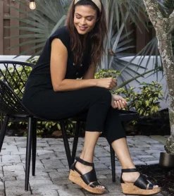 Baretraps Wedge Sandals-Raisie Wedge Sandal Black