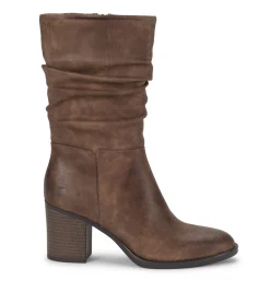 Baretraps Knee High Boots-Raz Mid Calf Boot DarkTaupe