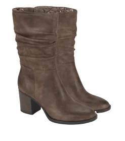 Baretraps Knee High Boots-Raz Mid Calf Boot DarkTaupe
