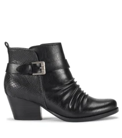 Baretraps Booties-Rebel Block Heel Bootie Black