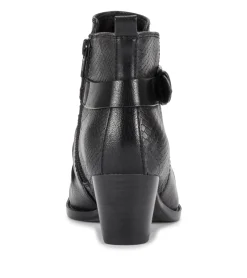 Baretraps Booties-Rebel Block Heel Bootie Black