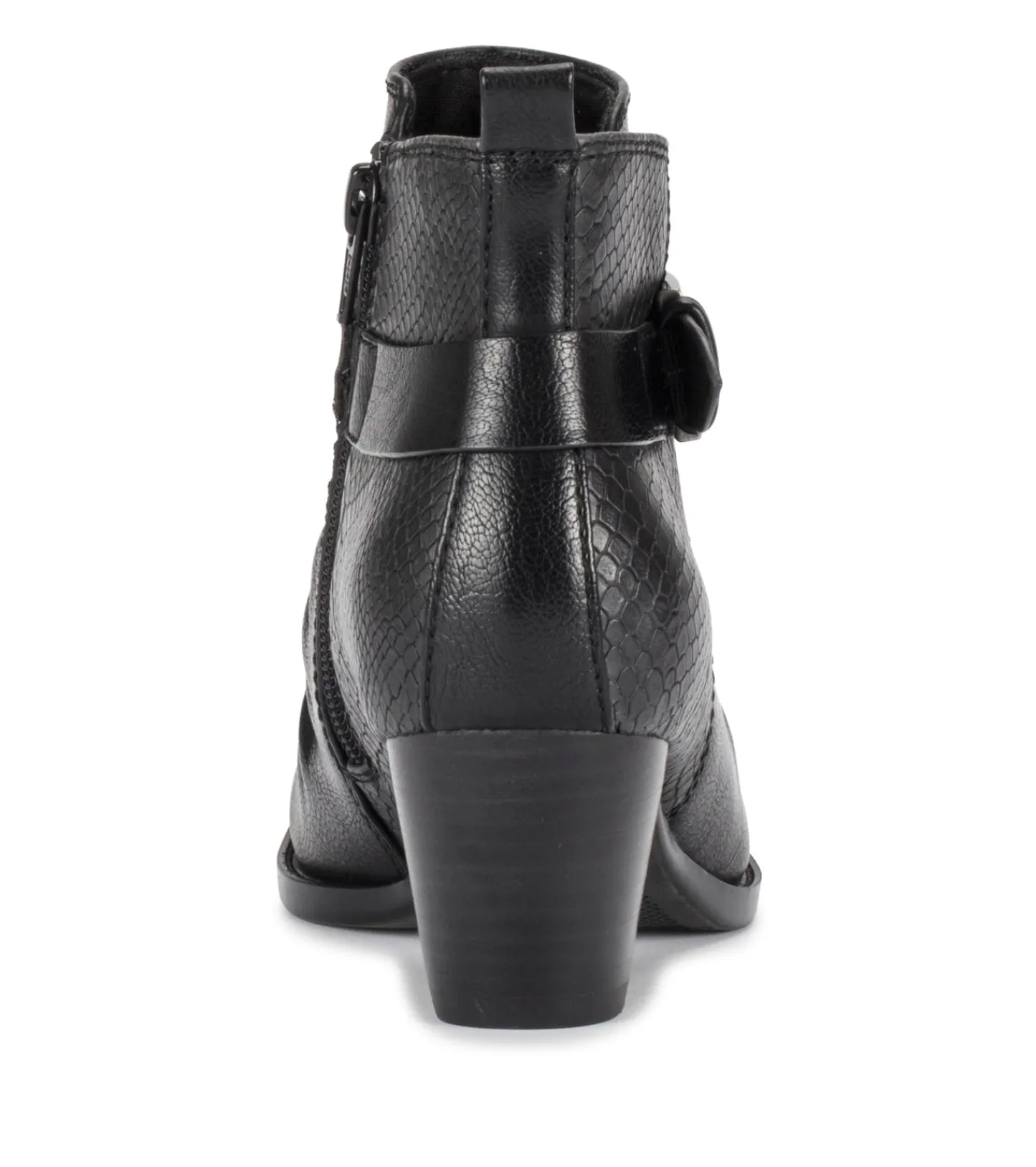 Baretraps Booties-Rebel Block Heel Bootie Black