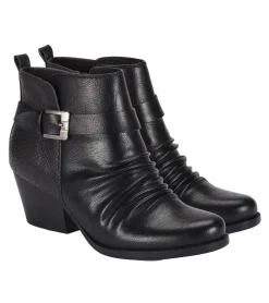 Baretraps Booties-Rebel Block Heel Bootie Black