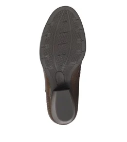 Baretraps Booties-Reggie Block Heel Bootie DarkBrown